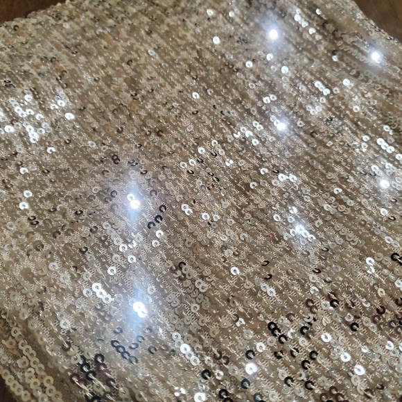 NWT Women's Old Navy Silver Sequin Thanksgiving / Christmas / New Years's Pants - Picture 3 of 14